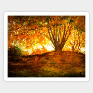 Fantasy Autumn tree Sticker